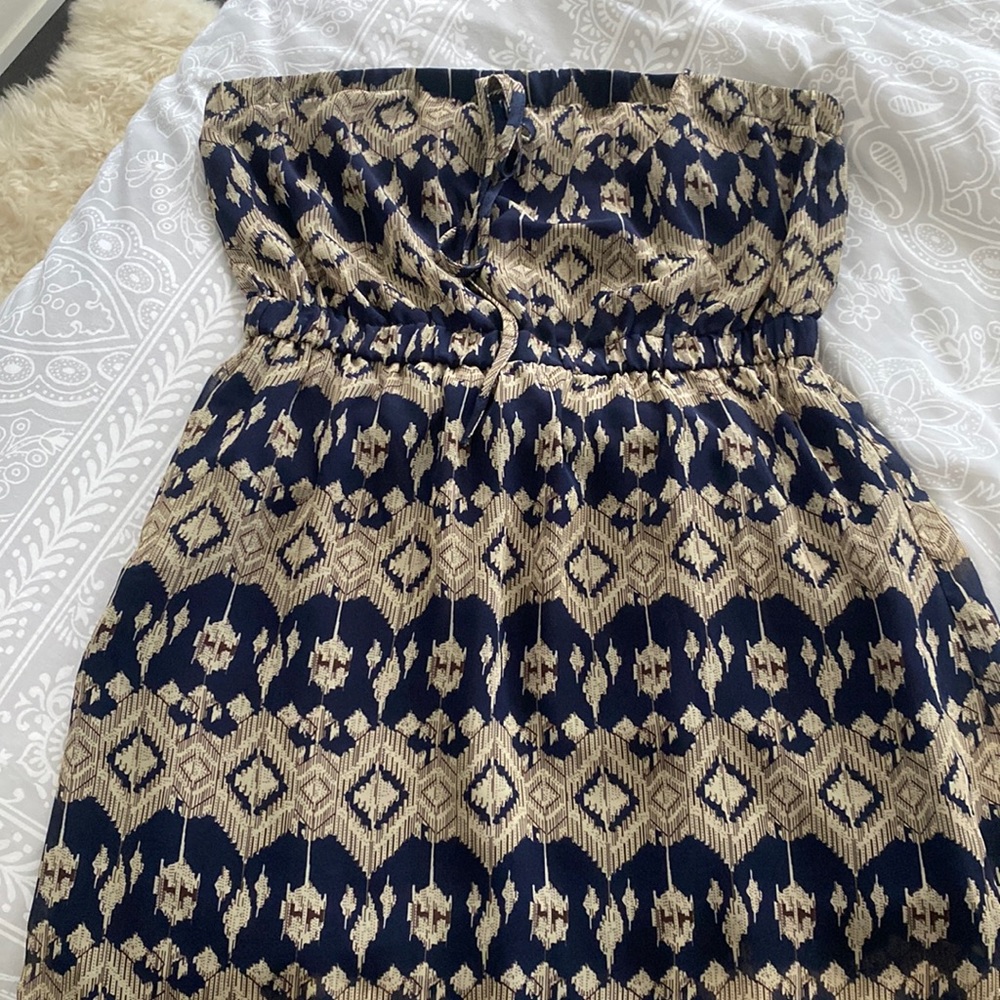 Strapless dress